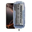 For iPhone 16 Pro Max WK WTP-116 Easy Install 6D Curved Ultra-Fine Edge Privacy Tempered Glass Film - 1