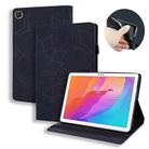 For Huawei Enjoy Tablet 2 Calf Texture Embossed Horizontal Flip Leather Case with Holder & Card Slots & Photo Frame(Black) - 1