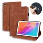 For Huawei Enjoy Tablet 2 Calf Texture Embossed Horizontal Flip Leather Case with Holder & Card Slots & Photo Frame(Brown) - 1
