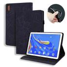 For Huawei MatePad 10.8 Calf Texture Embossed Horizontal Flip Leather Case with Holder & Card Slots & Photo Frame(Black) - 1