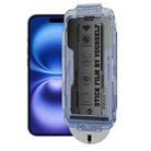 For iPhone 16 Plus / 15 Plus WK WTP-118 Easy Install 6D Curved Ultra-Fine Edge Frosted Privacy Tempered Glass Film - 1
