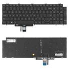 US Version Backlit Laptop Keyboard for Dell Latitude 3540 5520 5521 5530 5531 5540(Black) - 1