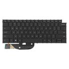 US Version Backlit Laptop Keyboard for Dell XPS 15 9510 9520 9700 9500 Precision 5560 5760 5750 5550 XPS 17 9700 9720 P91F P92F(Black) - 2