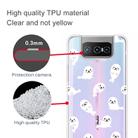 For Asus Zenfone 7 Pro ZS671KS Shockproof Painted Transparent TPU Protective Case(White Sea Lion) - 3