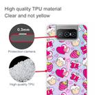 For Asus Zenfone 7 Pro ZS671KS Shockproof Painted Transparent TPU Protective Case(Strawberry Cake) - 2