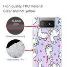 For Asus Zenfone 7 Pro ZS671KS Shockproof Painted Transparent TPU Protective Case(Alpaca) - 3