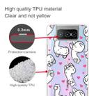 For Asus Zenfone 7 Pro ZS671KS Shockproof Painted Transparent TPU Protective Case(Alpaca) - 3