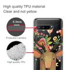 For Asus ROG Phone 3 ZS661KS Shockproof Painted Transparent TPU Protective Case(Flower Deer) - 2