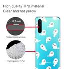 For OnePlus Nord Shockproof Painted Transparent TPU Protective Case(White Sea Lion) - 3