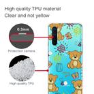 For OnePlus Nord Shockproof Painted Transparent TPU Protective Case(Little Brown Bear) - 3