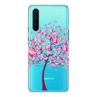 For OnePlus Nord Shockproof Painted Transparent TPU Protective Case(Butterfly Tree) - 1