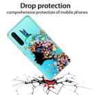 For OnePlus Nord Shockproof Painted Transparent TPU Protective Case(Flower Girl) - 2