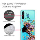 For OnePlus Nord Shockproof Painted Transparent TPU Protective Case(Flower Girl) - 3