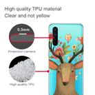 For OnePlus Nord Shockproof Painted Transparent TPU Protective Case(Flower Deer) - 3