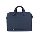 DJ09 Handheld Shoulder Briefcase Sleeve Carrying Storage Bag with Shoulder Strap for 13.3 inch Laptop(Navy Blue) - 6