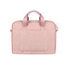 DJ09 Handheld Shoulder Briefcase Sleeve Carrying Storage Bag with Shoulder Strap for 13.3 inch Laptop(Pink) - 6