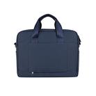 DJ09 Handheld Shoulder Briefcase Sleeve Carrying Storage Bag with Shoulder Strap for 14.1 inch Laptop(Navy Blue) - 6