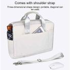 DJ09 Handheld Shoulder Briefcase Sleeve Carrying Storage Bag with Shoulder Strap for 15.4 inch Laptop(Pink) - 4