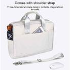 DJ09 Handheld Shoulder Briefcase Sleeve Carrying Storage Bag with Shoulder Strap for 15.6 inch Laptop(Navy Blue) - 4