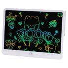 Children LCD Writing Tablet Color Screen Drawing Board, Style:11 inch White - 1