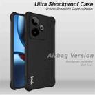 For Realme GT 7 / 7T Global imak Shockproof Airbag TPU Phone Case(Matte Black) - 3