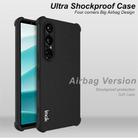 For Sony Xperia 1 VII imak Shockproof Airbag TPU Phone Case(Matte Black) - 2