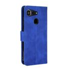 For Kyocera Android One S6 Solid Color Skin Feel Magnetic Buckle Horizontal Flip Calf Texture PU Leather Case with Holder & Card Slots & Wallet(Blue) - 3