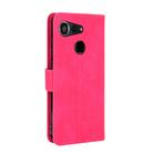 For Kyocera Android One S6 Solid Color Skin Feel Magnetic Buckle Horizontal Flip Calf Texture PU Leather Case with Holder & Card Slots & Wallet(Rose Red) - 3