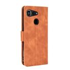 For Kyocera Android One S6 Solid Color Skin Feel Magnetic Buckle Horizontal Flip Calf Texture PU Leather Case with Holder & Card Slots & Wallet(Brown) - 3