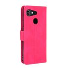 For Kyocera Gratina KYV48 Solid Color Skin Feel Magnetic Buckle Horizontal Flip Calf Texture PU Leather Case with Holder & Card Slots & Wallet(Rose Red) - 3