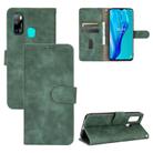 For Ulefone Note 9P Solid Color Skin Feel Magnetic Buckle Horizontal Flip Calf Texture PU Leather Case with Holder & Card Slots & Wallet(Green) - 1