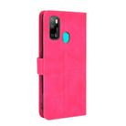 For Ulefone Note 9P Solid Color Skin Feel Magnetic Buckle Horizontal Flip Calf Texture PU Leather Case with Holder & Card Slots & Wallet(Rose Red) - 3