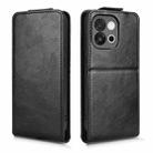 For OnePlus 13T Magnetic Vertical Flip Leather Phone Case with Buckle(Black) - 2