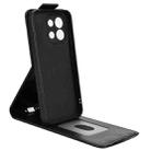 For OnePlus 13T Magnetic Vertical Flip Leather Phone Case with Buckle(Black) - 3