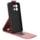 For OnePlus 13T Magnetic Vertical Flip Leather Phone Case with Buckle(Rose Gold) - 3