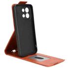 For OnePlus 13T Magnetic Vertical Flip Leather Phone Case with Buckle(Brown) - 3