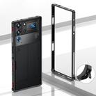 For ZTE nubia RedMagic 10 Pro Metal Frame Heat Dissipation Phone Case(Black) - 1