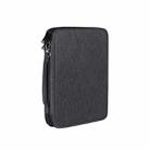 SM01 Multi-function Waterproof Double Layer Data Cable Earphone U Disk Digital Accessories Storage Bag, Size: S(Black) - 3