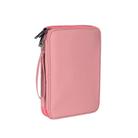 SM01 Multi-function Waterproof Double Layer Data Cable Earphone U Disk Digital Accessories Storage Bag, Size: S(Pink) - 3