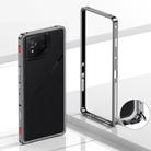 For Asus ROG Phone 8 / 8 Pro Metal Frame Heat Dissipation Phone Case(Gray) - 1