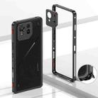For Asus ROG Phone 9 / 9 Pro Metal Frame Heat Dissipation Phone Case with Camera Guard Ring(Black) - 1