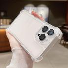 For iPhone 15 Pro Max Electroplating Space TPU Four-corner Shockproof Phone Case(Transparent) - 2