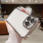 For iPhone 13 Pro Max Electroplating Space TPU Four-corner Shockproof Phone Case with Lens Film(Titanium Gold) - 2