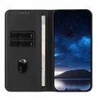 For Nothing Phone 2a Strong Magnetic Frosted Flip Leather Phone Case(Black) - 3