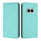 For Nothing Phone 2a Strong Magnetic Frosted Flip Leather Phone Case(Light Blue) - 1