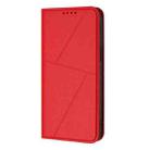 For iPhone 16 Strong Magnetic Frosted Flip Leather Phone Case(Red) - 2