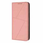 For iPhone 16 Strong Magnetic Frosted Flip Leather Phone Case(Pink) - 2