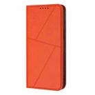 For iPhone 14 Pro Strong Magnetic Frosted Flip Leather Phone Case(Orange) - 2