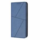 For iPhone 14 Strong Magnetic Frosted Flip Leather Phone Case(Royal Blue) - 2