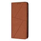 For iPhone 13 Strong Magnetic Frosted Flip Leather Phone Case(Coffee Color) - 2